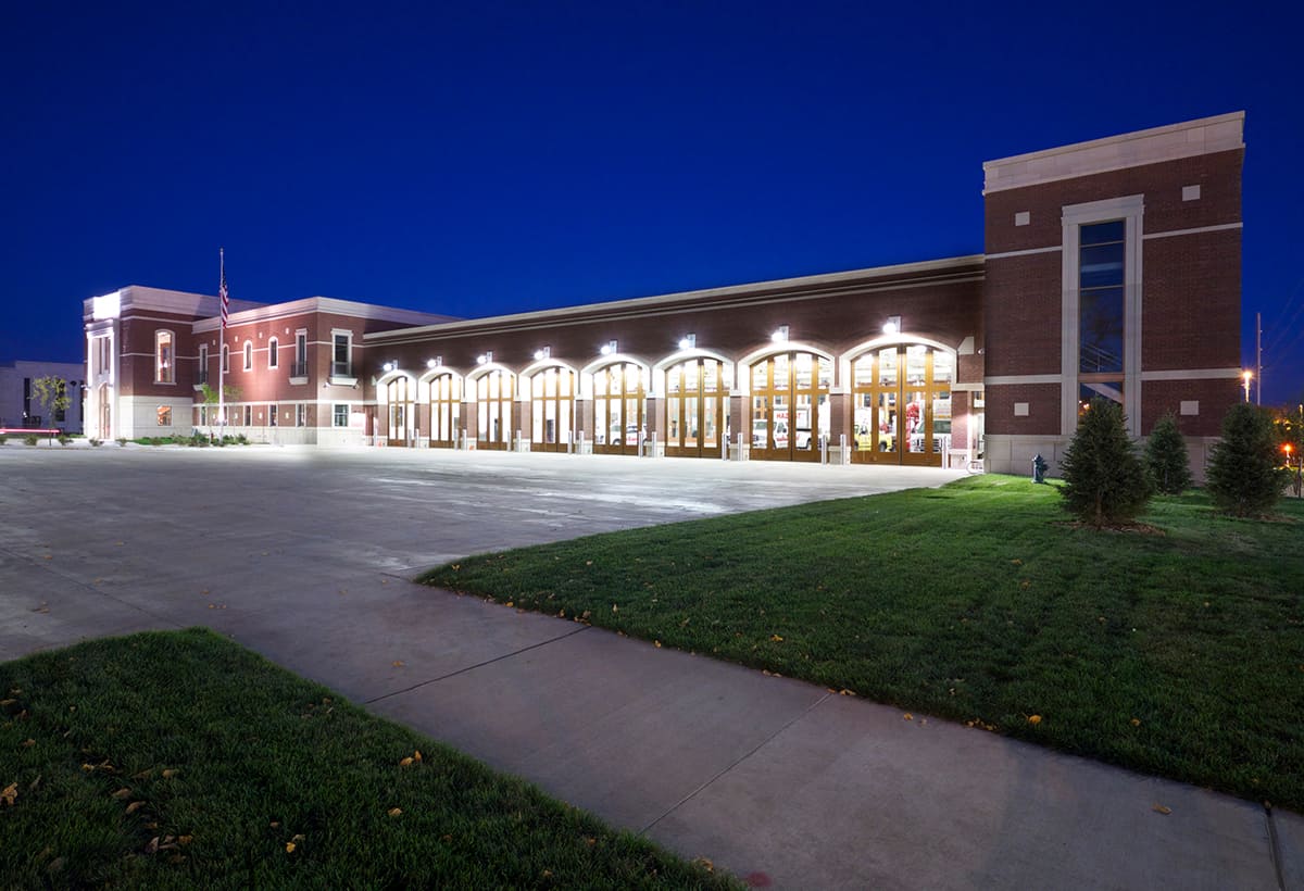 Cedar Rapids Fire Station Exterior