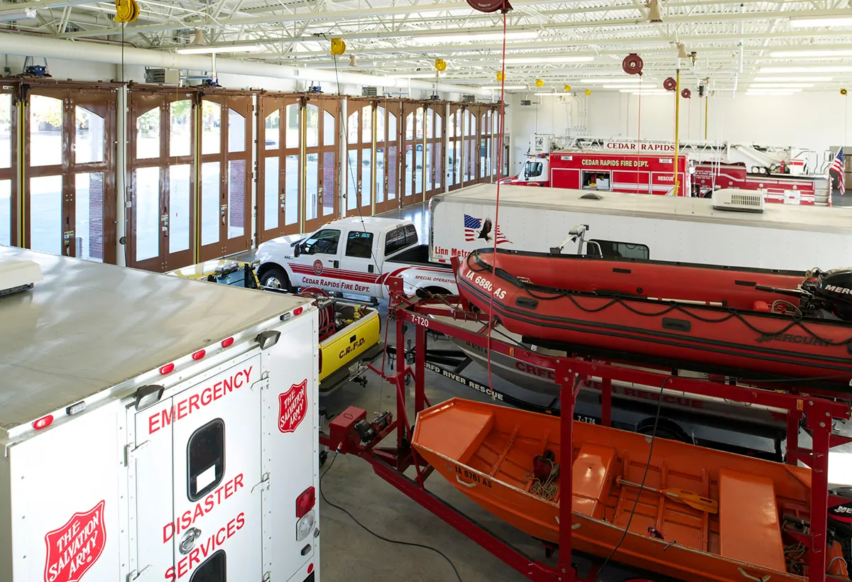 Cedar Rapids Fire Station Garage