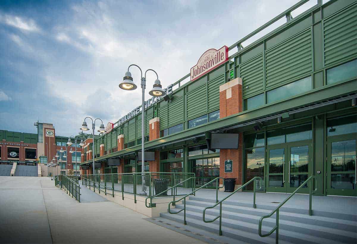 Lambeau Field Stadium Improvements - Oneida Promenade & Johnsonville Tailgate Village