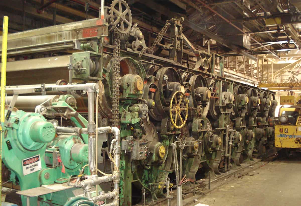P.H. Glatfelter Neenah Mill Paper Machine Removals