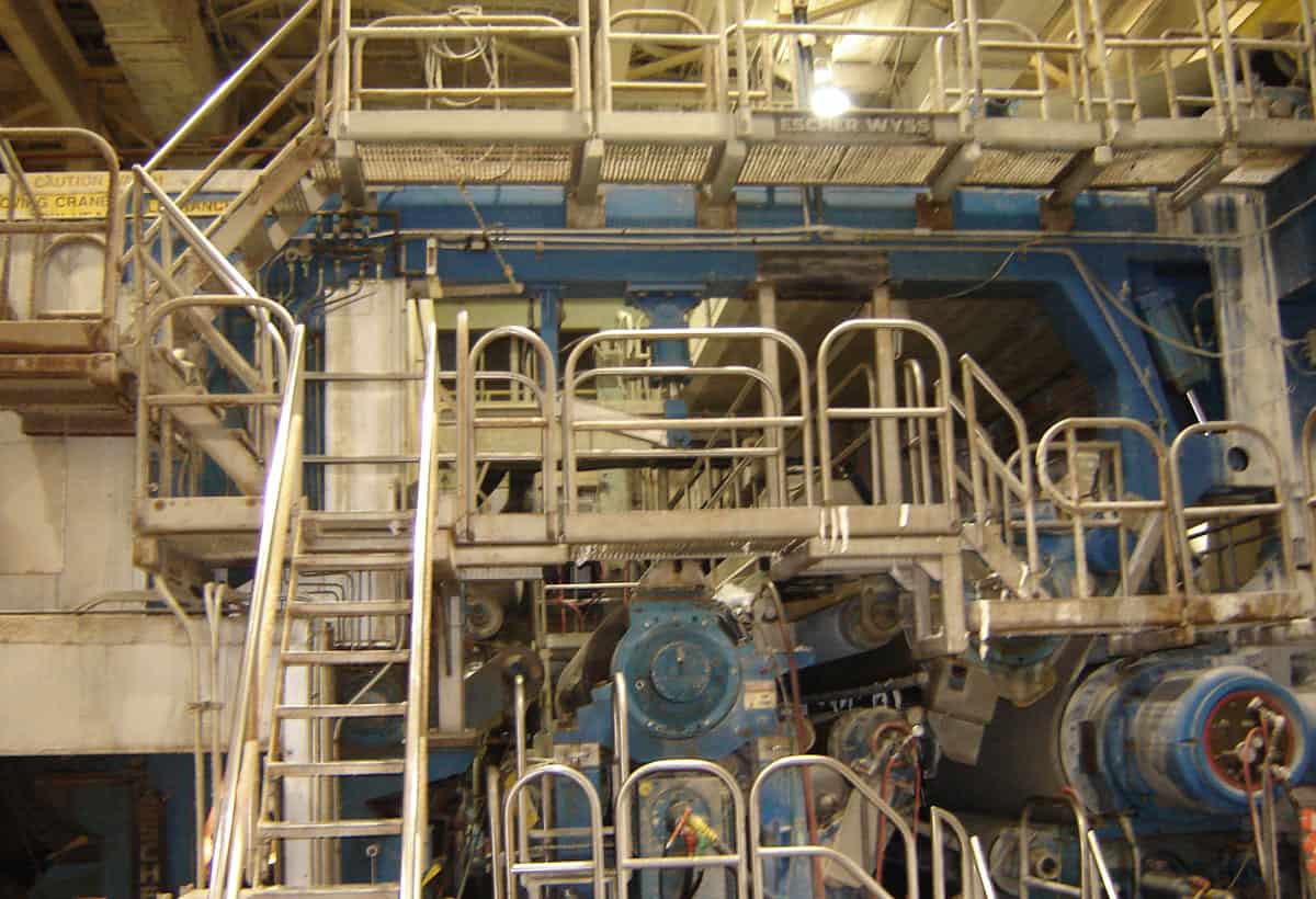 P.H. Glatfelter Neenah Mill Paper Machine Removals