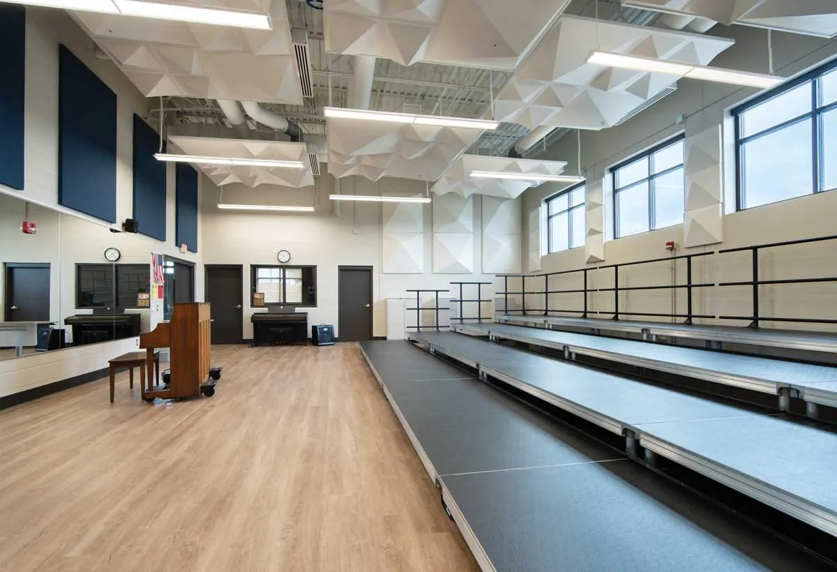 Pardeeville High School Music Room
