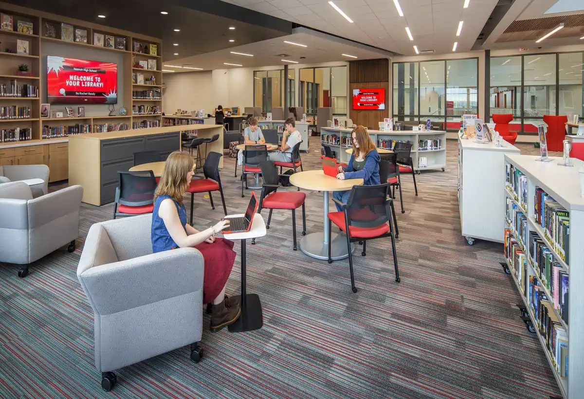 Neenah High School Learning Commons Media Center