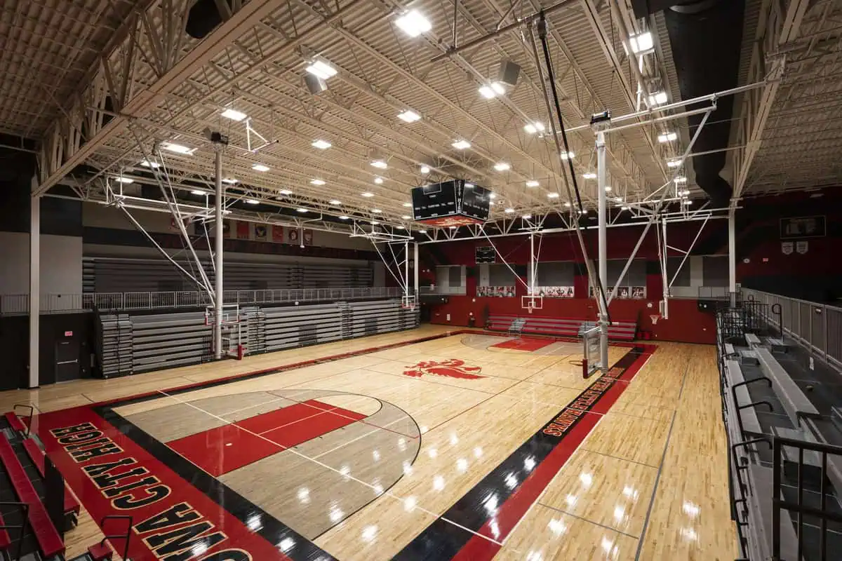 City High School Addition and Renovation, Iowa City, Iowa, Fieldhouse