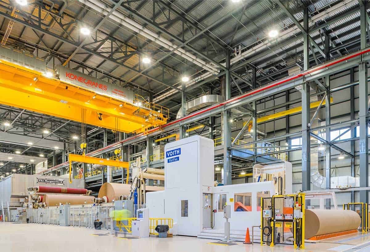 Green Bay Packaging Paper Machine Winder