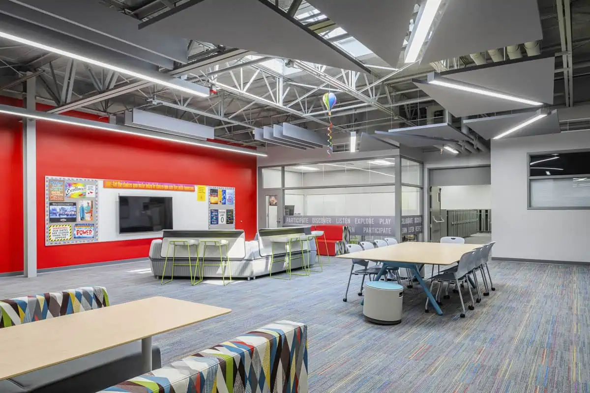 Chippewa Falls Middle School Collaboration Space