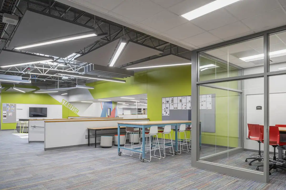 Chippewa Falls Middle School Collaboration Space