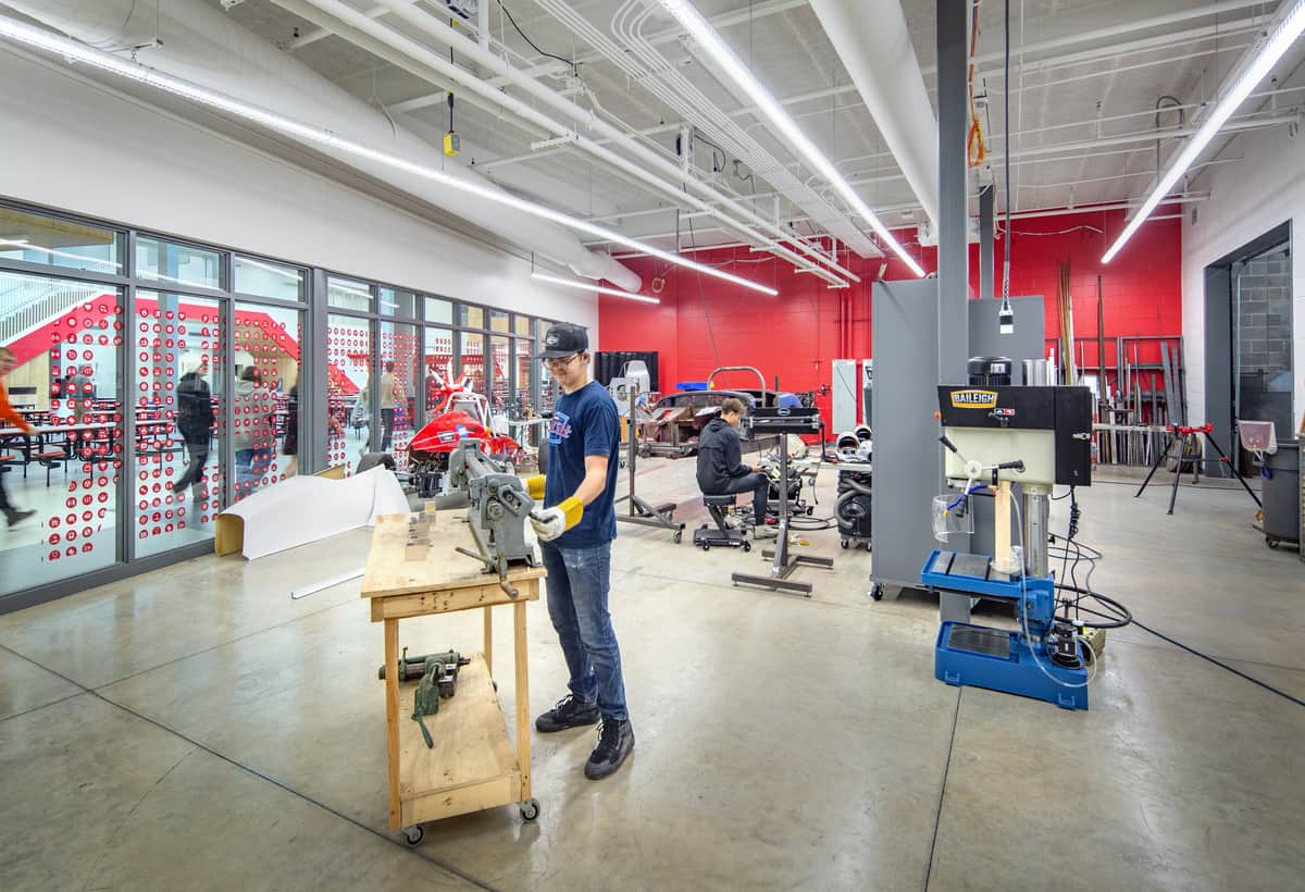 Neenah High School Manufacturing Lab