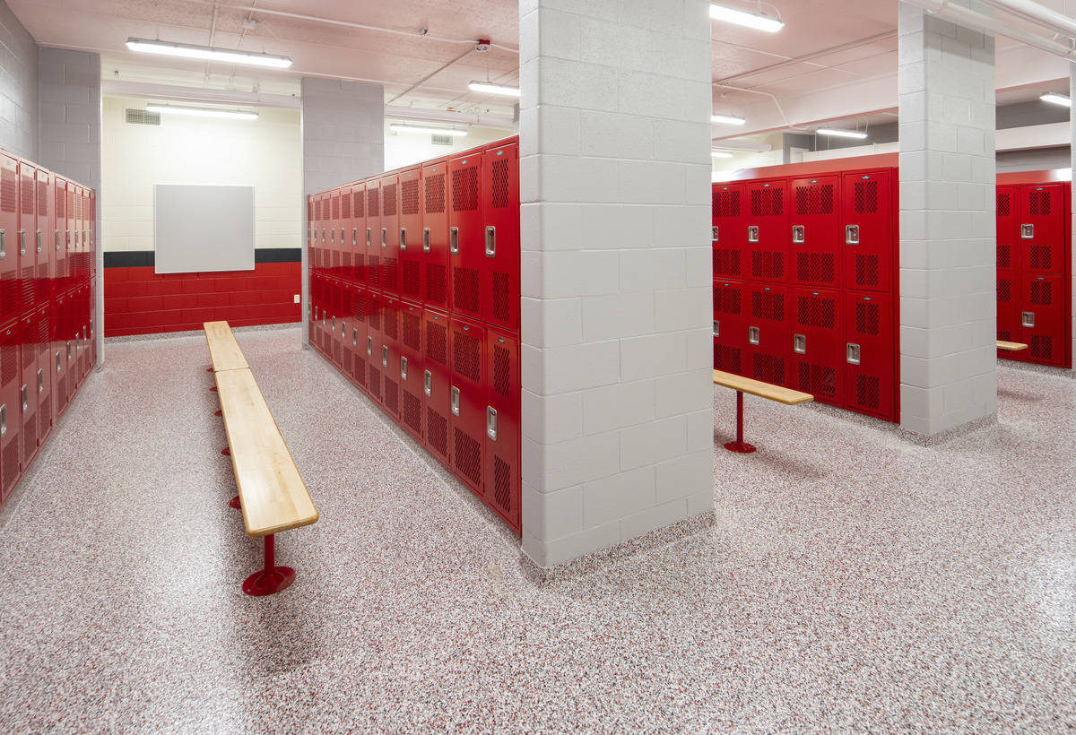 Hortonville High School Athletics Locker Room