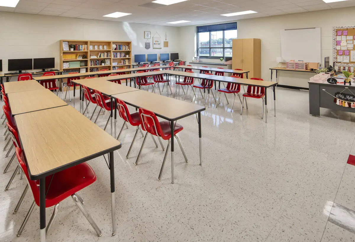 Hortonville High School Classroom