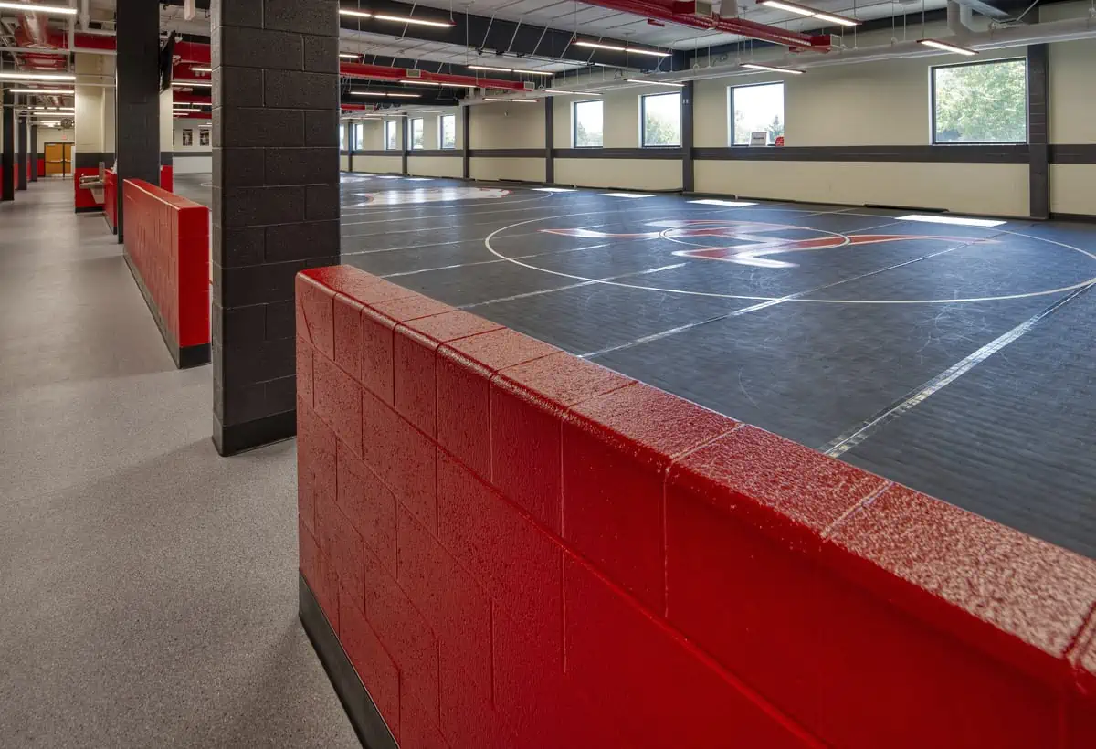Hortonville High School Wrestling Room