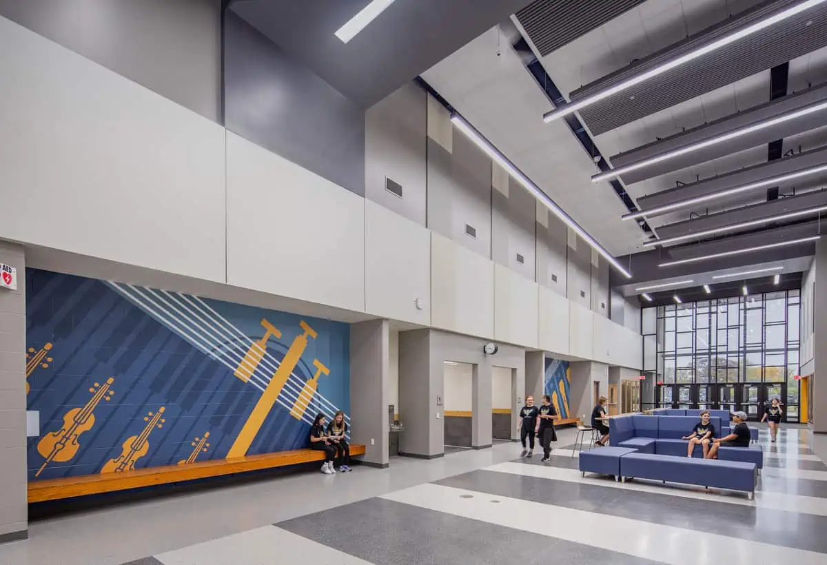 Pre-event space, New Vel Phillips Middle School, Oshkosh WI