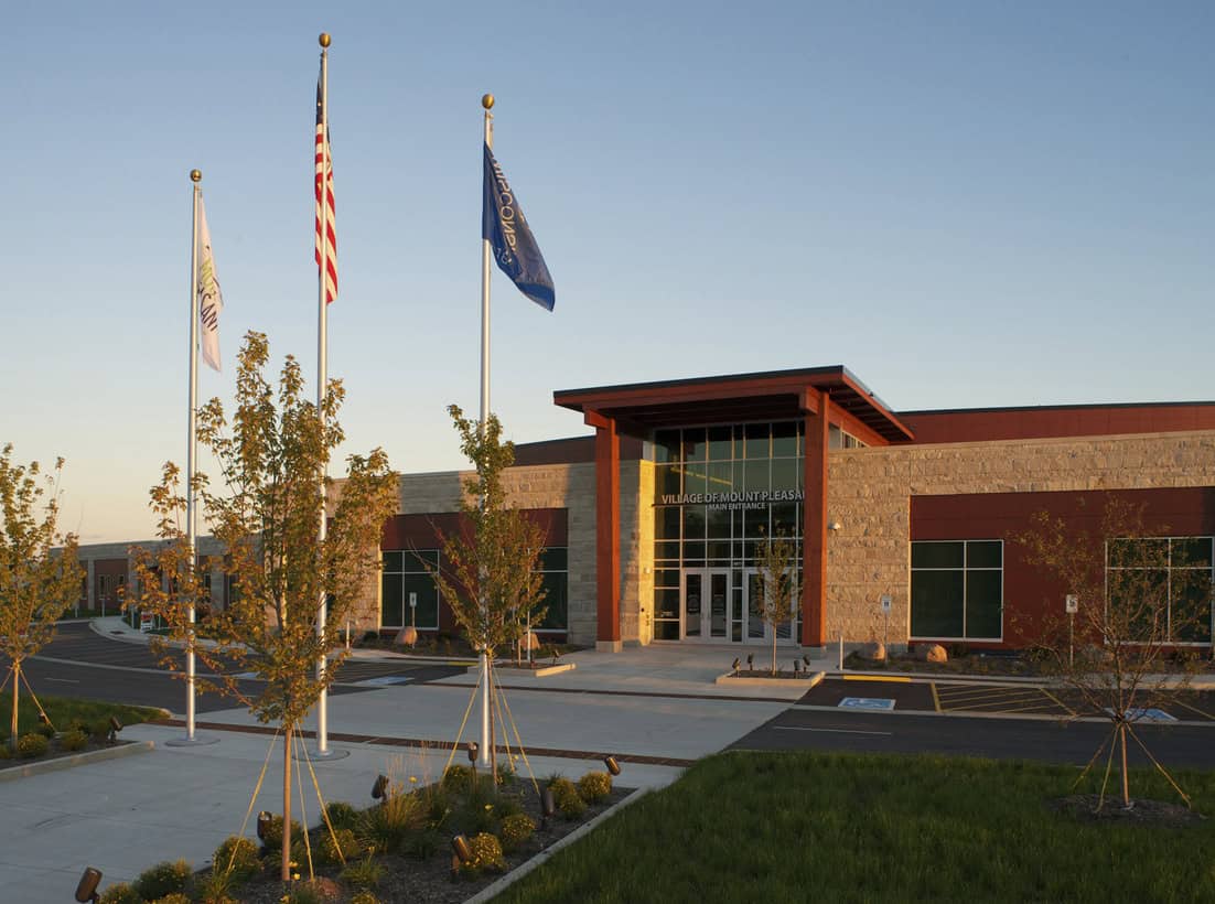 mount pleasant village hal and police station september 2011