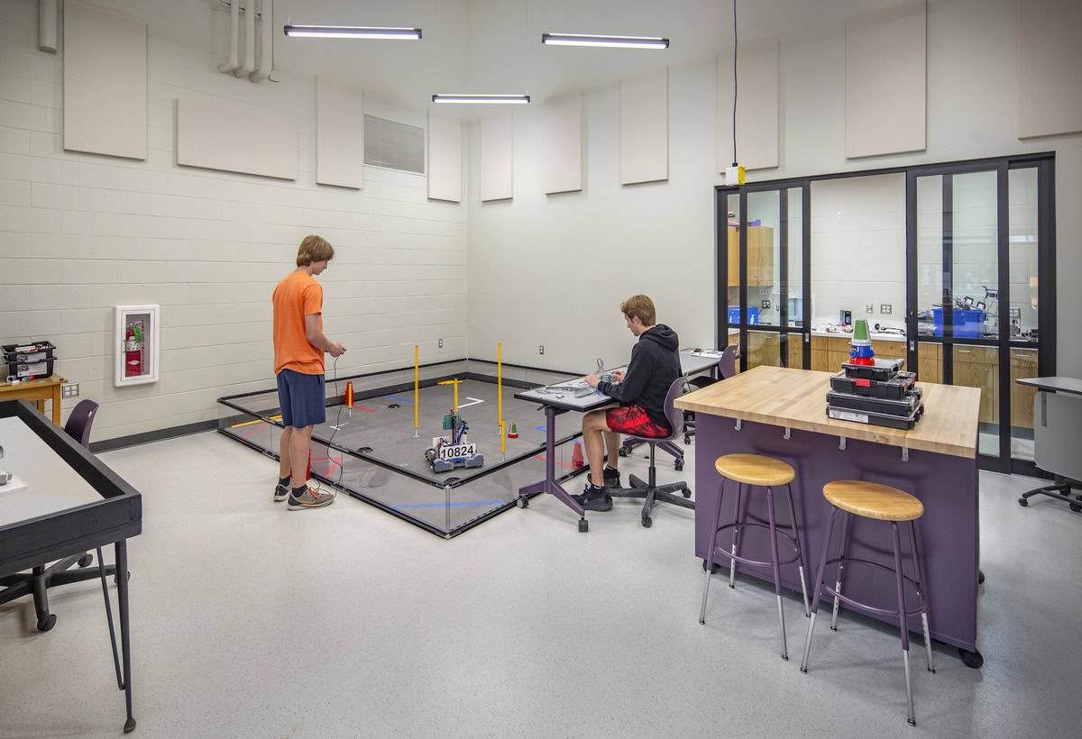Dodgeland School District robotics room