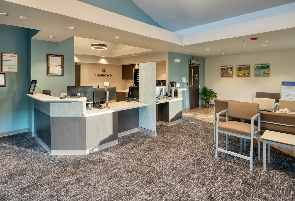 ThedaCare Waupaca Behavorial Health Reception and Waiting Room