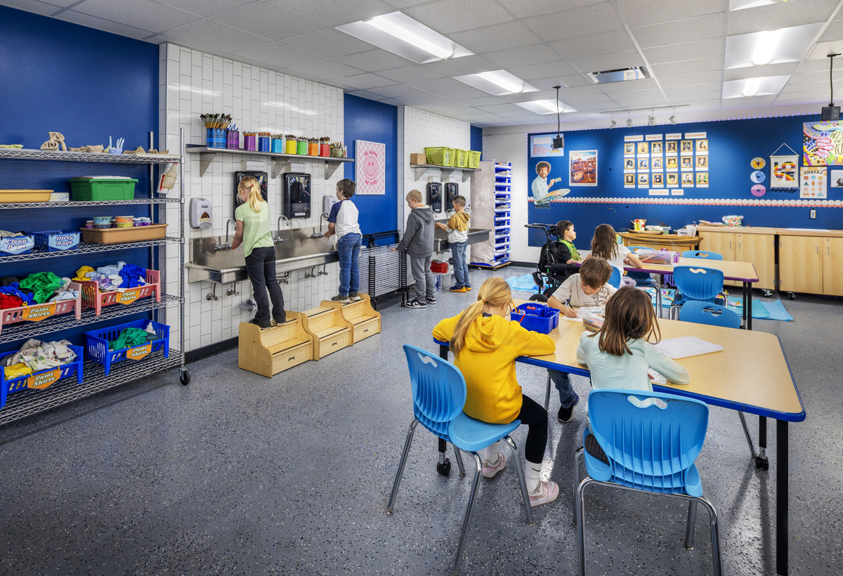 Southern Door County K-12 Elementary Art Classroom