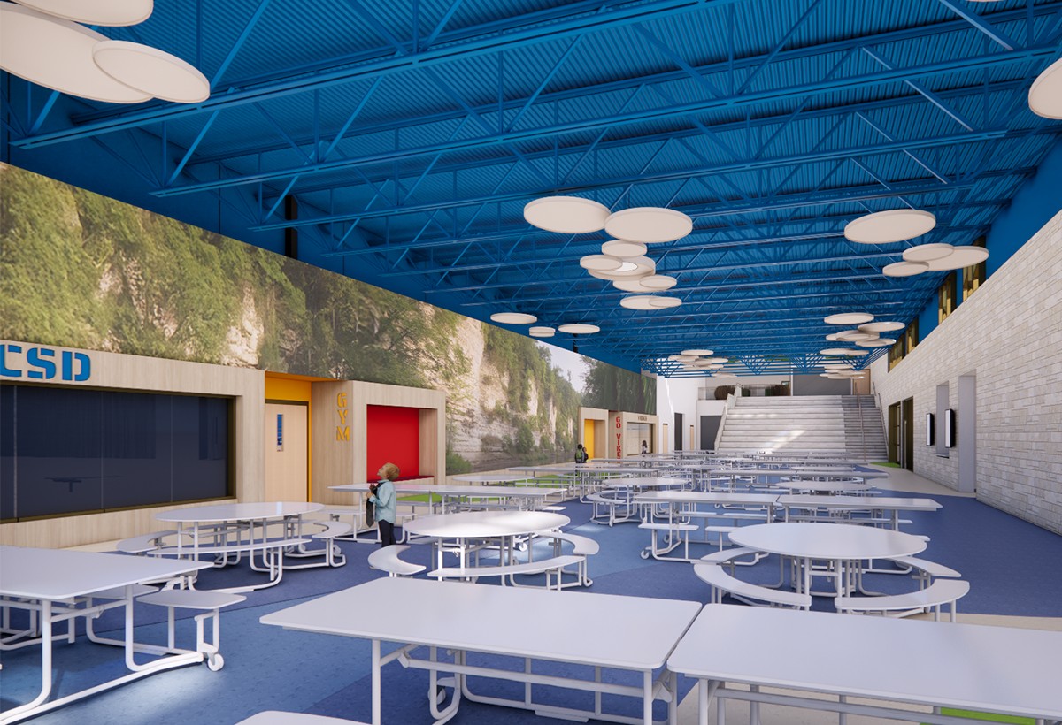 Rendering: Decorah Community School District New Pre-K through 2nd Grade Elementary School, Decorah, Iowa