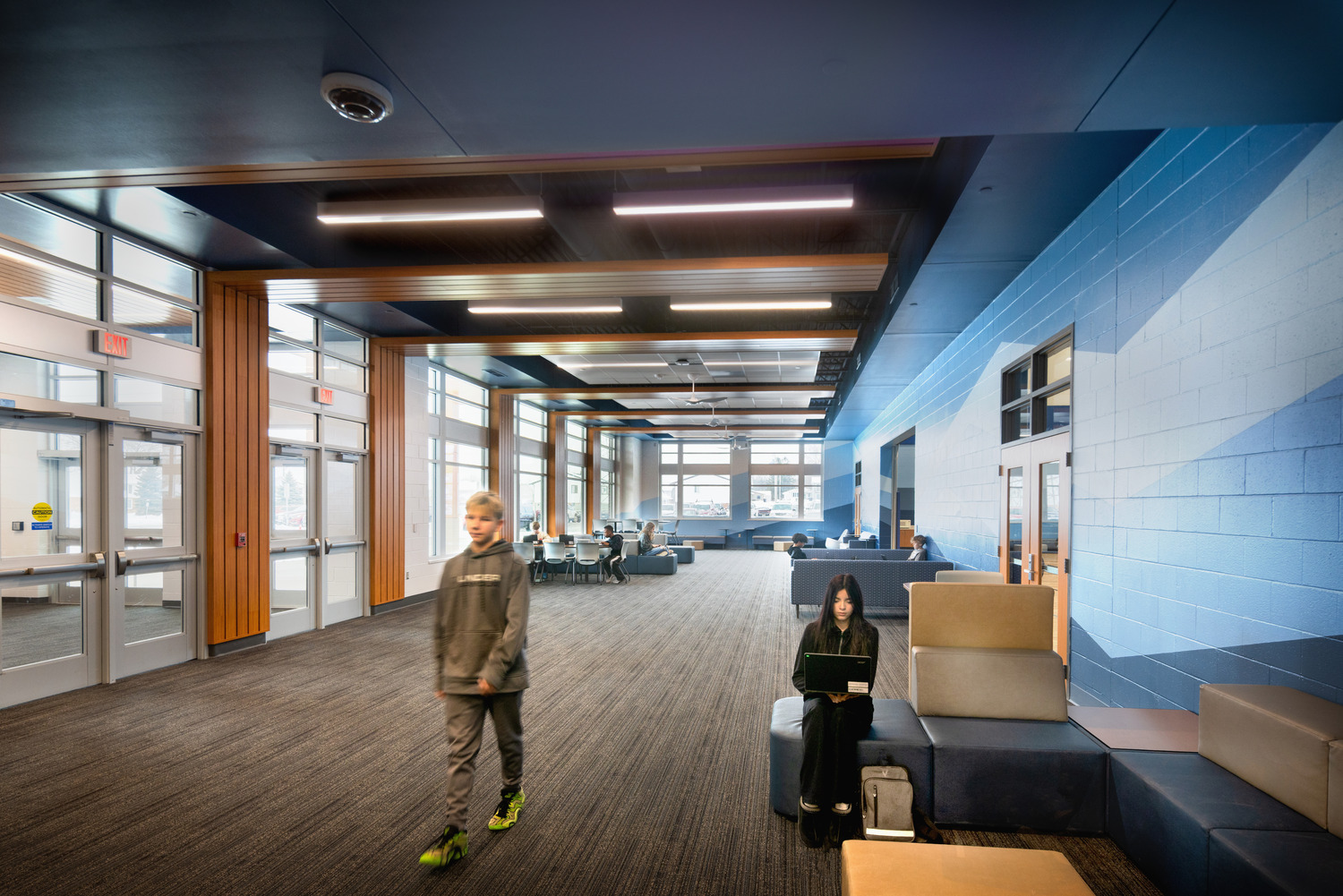 i random lake main lobby between office and multipurpose room fritsch medium