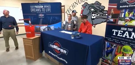 Miron Construction celebrates first dually enrolled apprentice