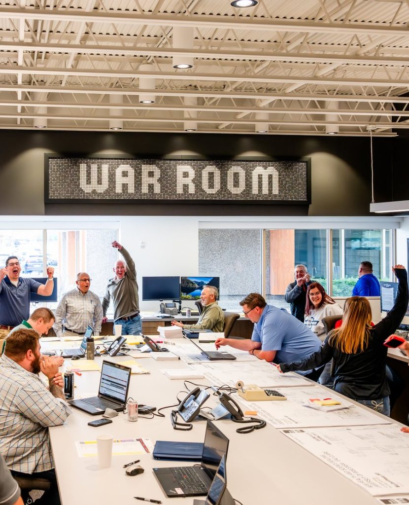 Miron team members at work