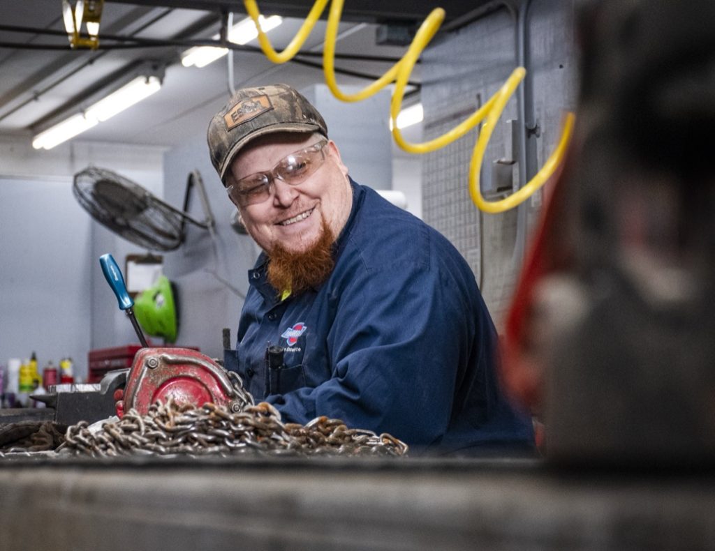 Miron Yard Operations team member at work