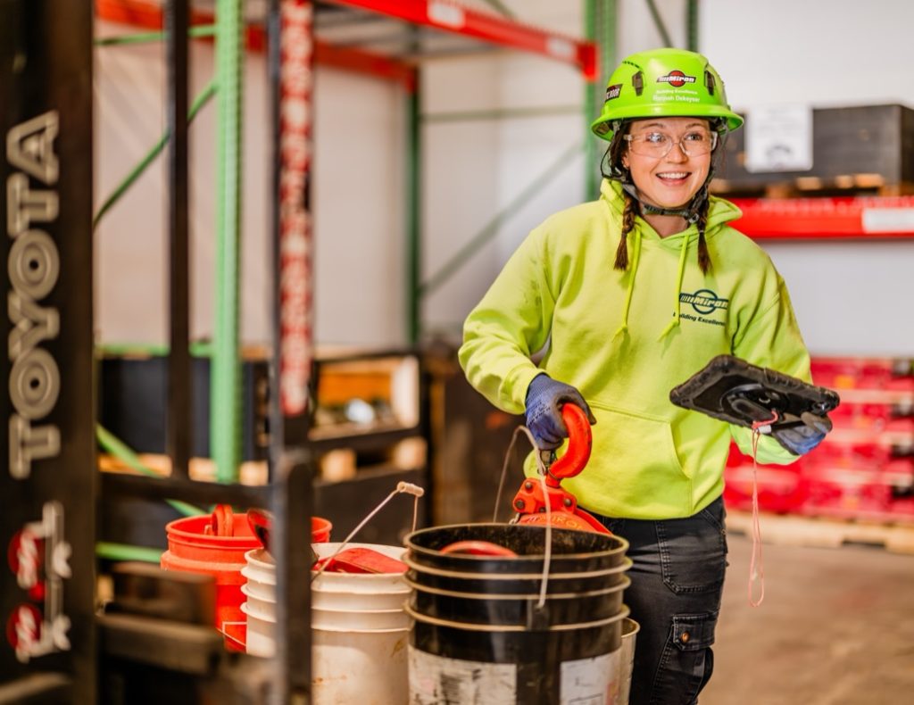 Miron Yard Operations team member at work