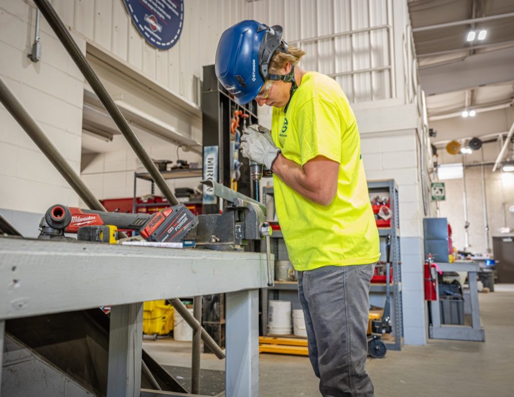 Miron Yard Operations team member at work