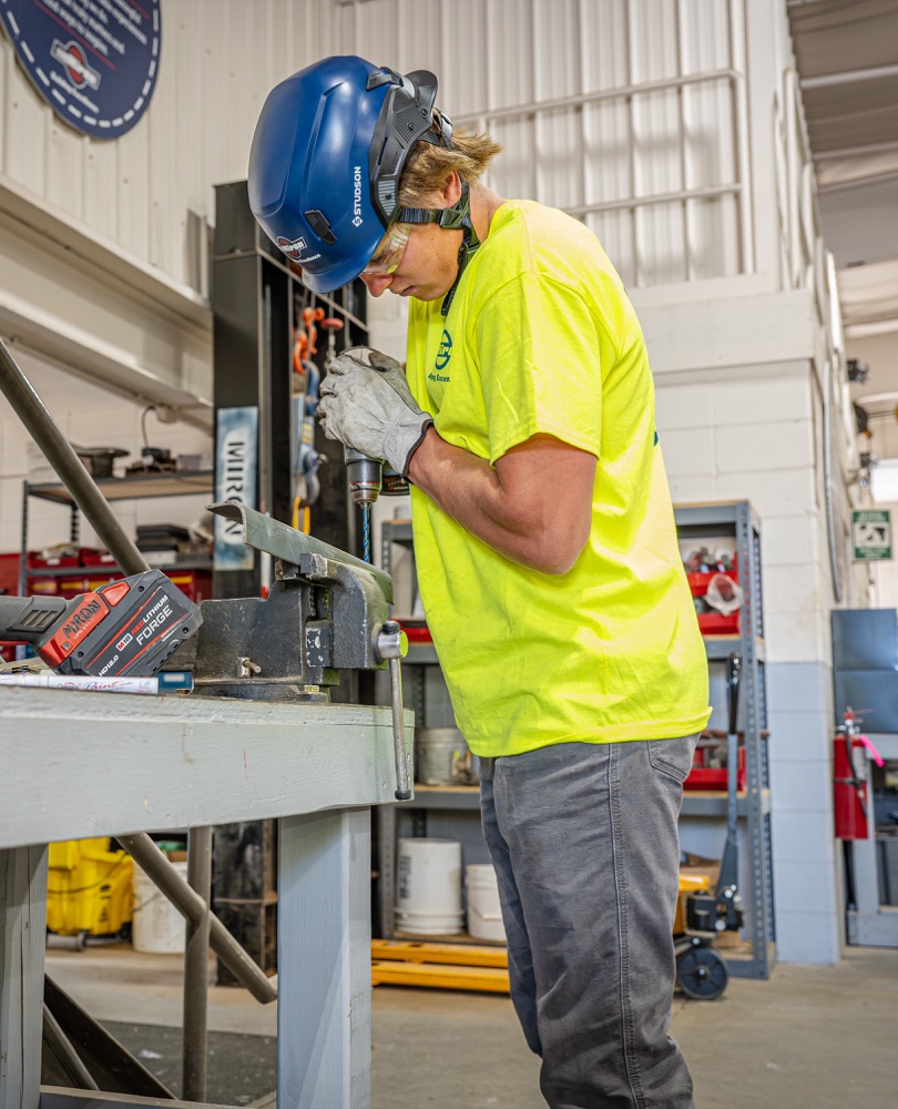 Miron Yard Operations team member at work